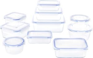 Tupper de cristal Amazon con comida fresca